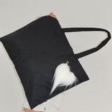 “Biggie Boogie” Puffed Nylon Tote Bag