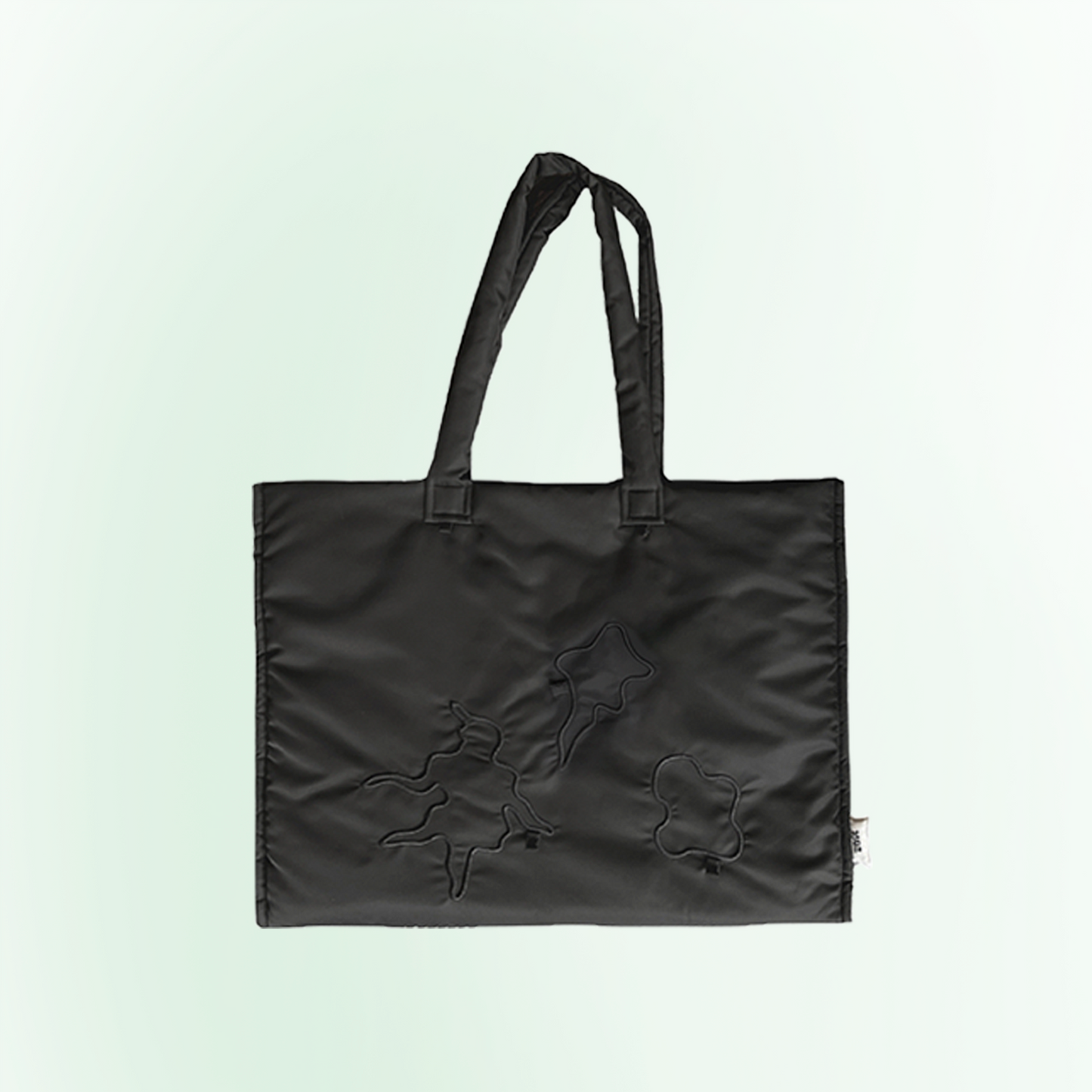 “Biggie Boogie” Puffed Nylon Tote Bag