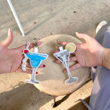 "Lemon Drop Martini" Bag Charm (Pre-Order)