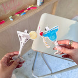 "Blue Margarita" Bag Charm