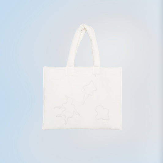 “Biggie Boogie” Puffed Quilted Tote Bag