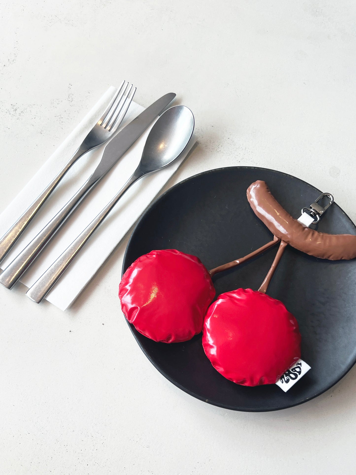 “Juicy Cherry” Bag Charm